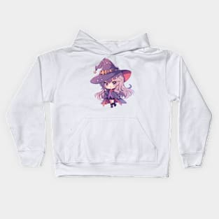 Cute Halloween Witch Kids Hoodie